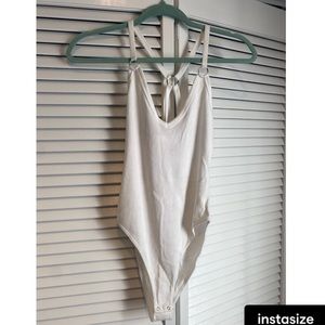 White Strappy Body Suit